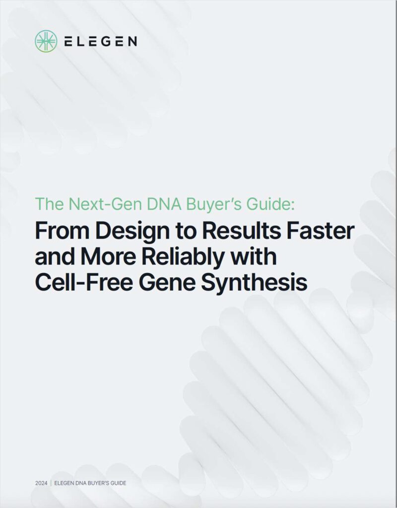 DNA Buyer's Guide - Next Generation Cell-free DNA Synthesis