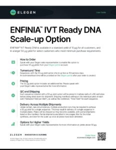 Flyer - ENFINIA™ IVT Ready Scale Up Option