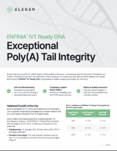Flyer - IVT Ready DNA - Exceptional Tail Quality